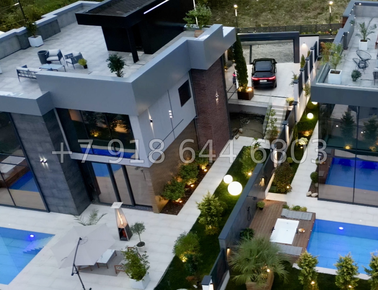 № 85 Б. Дом с бассейном и с видом на море в Сочи  - миниатюра 18