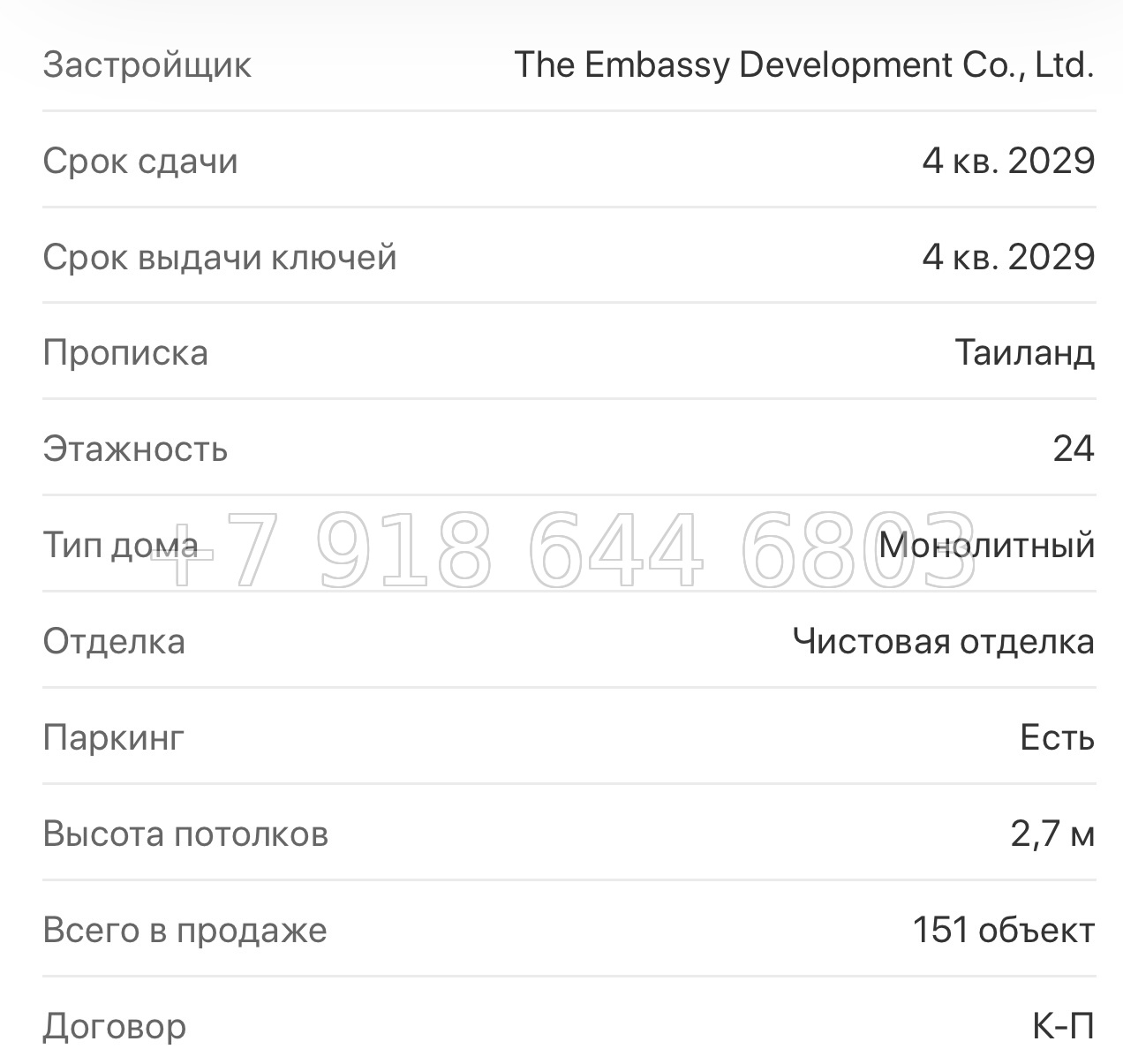 № 4. Embassy Life The Embassy Development Co., Ltd. Джомтьен пляж р-н - миниатюра 9