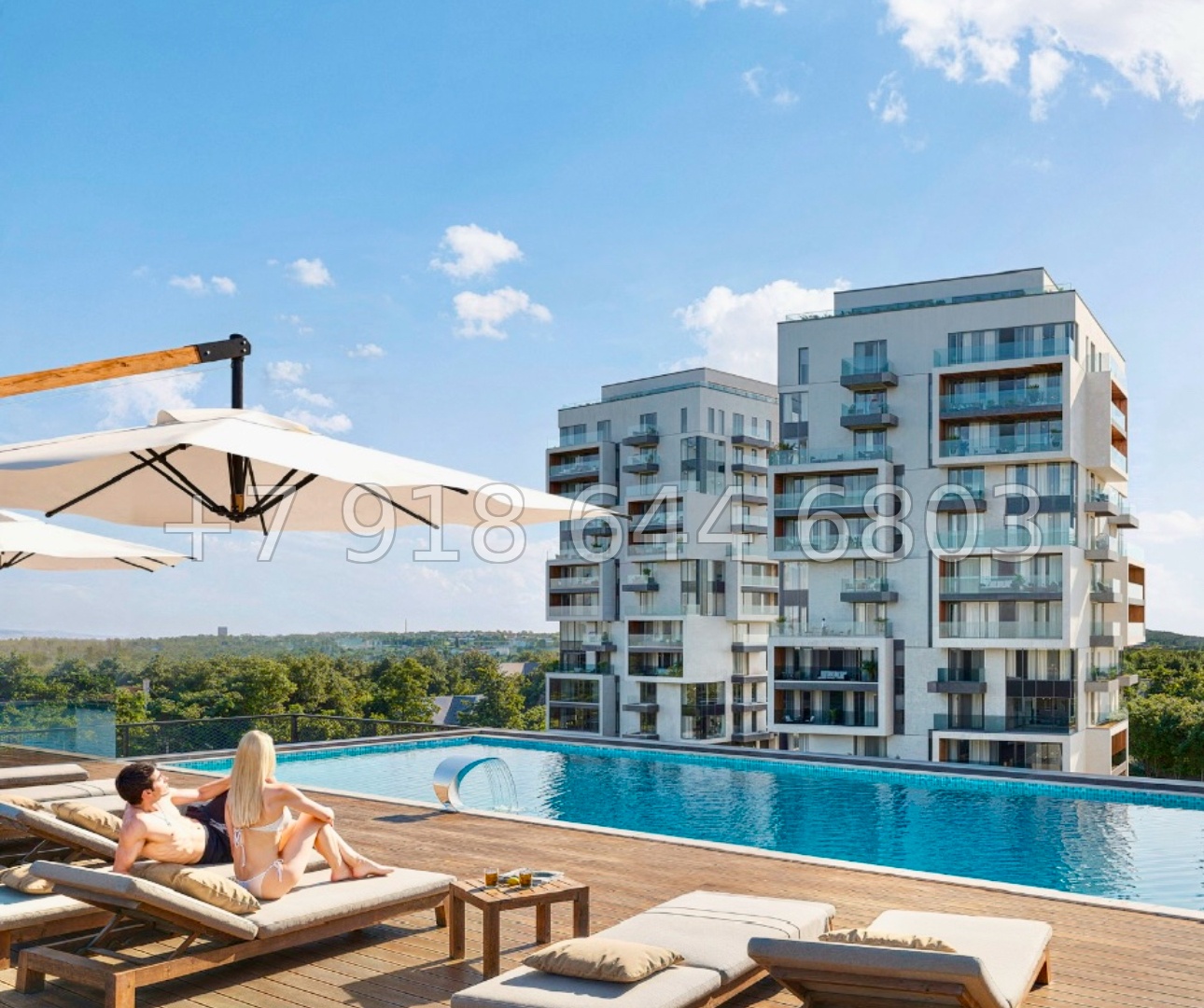 № 24 ю. Единственный и первый ЖК в Симферополе с бассейном дом - миниатюра 1