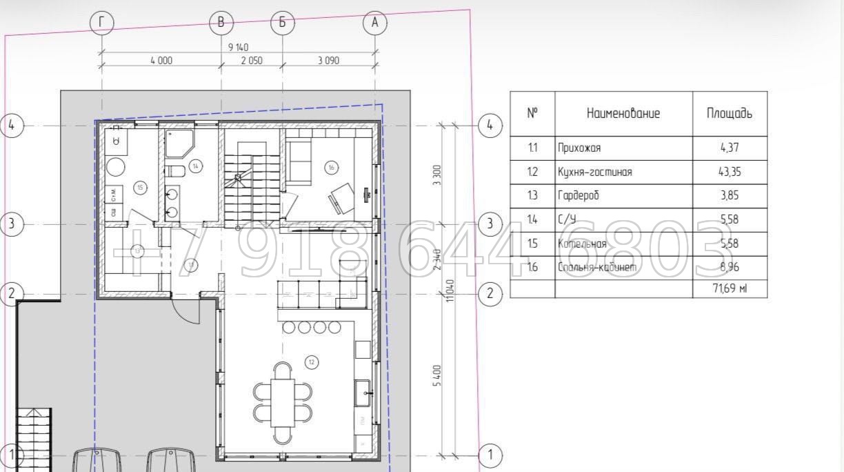№ 134 Б. Дом с бассейном и хорошим ремонтом в Адлере  - миниатюра 25