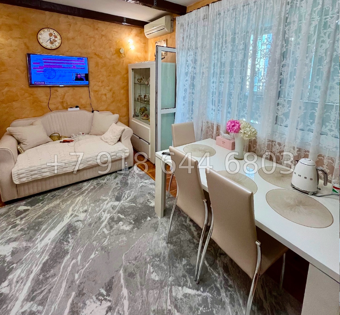 № 576 р. Трёхкомнатная Квартира в центре Сочи  - миниатюра 6