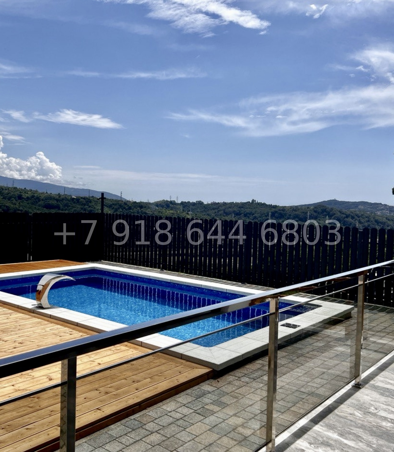 № 18 Б. Дом с бассейном в Адлере  - миниатюра 5