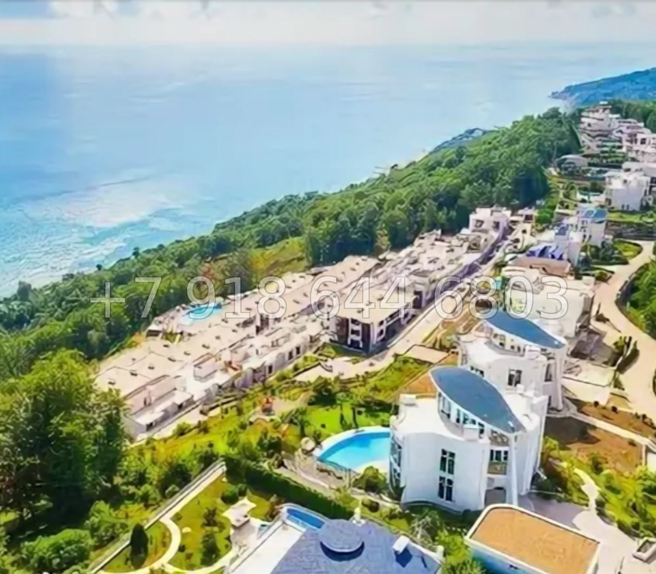 № 477 р. Квартира с видом на море в Сочи и с бассейном  - миниатюра 3