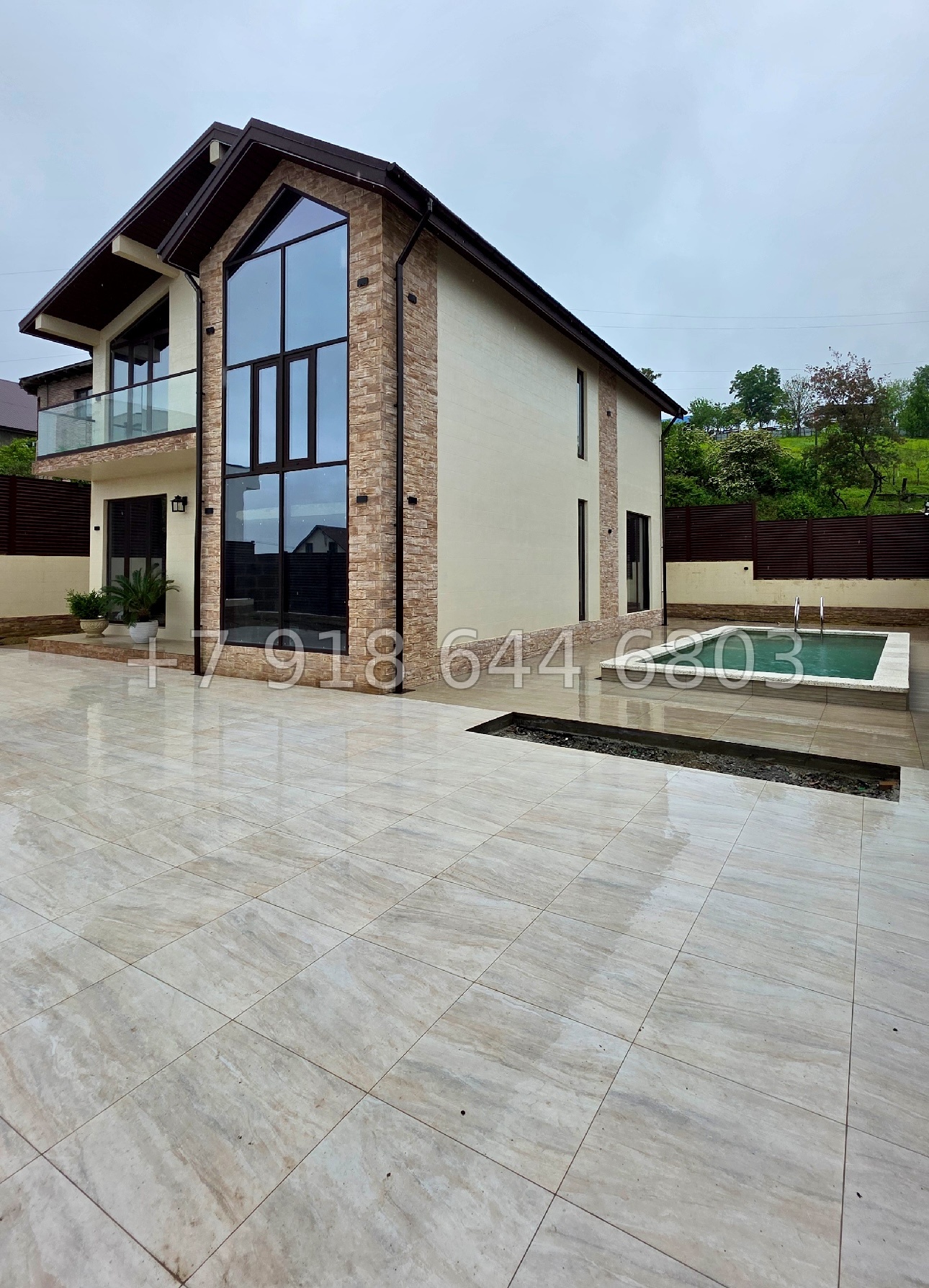 № 26 Б. Дом шале с бассейном в Адлере  - миниатюра 6