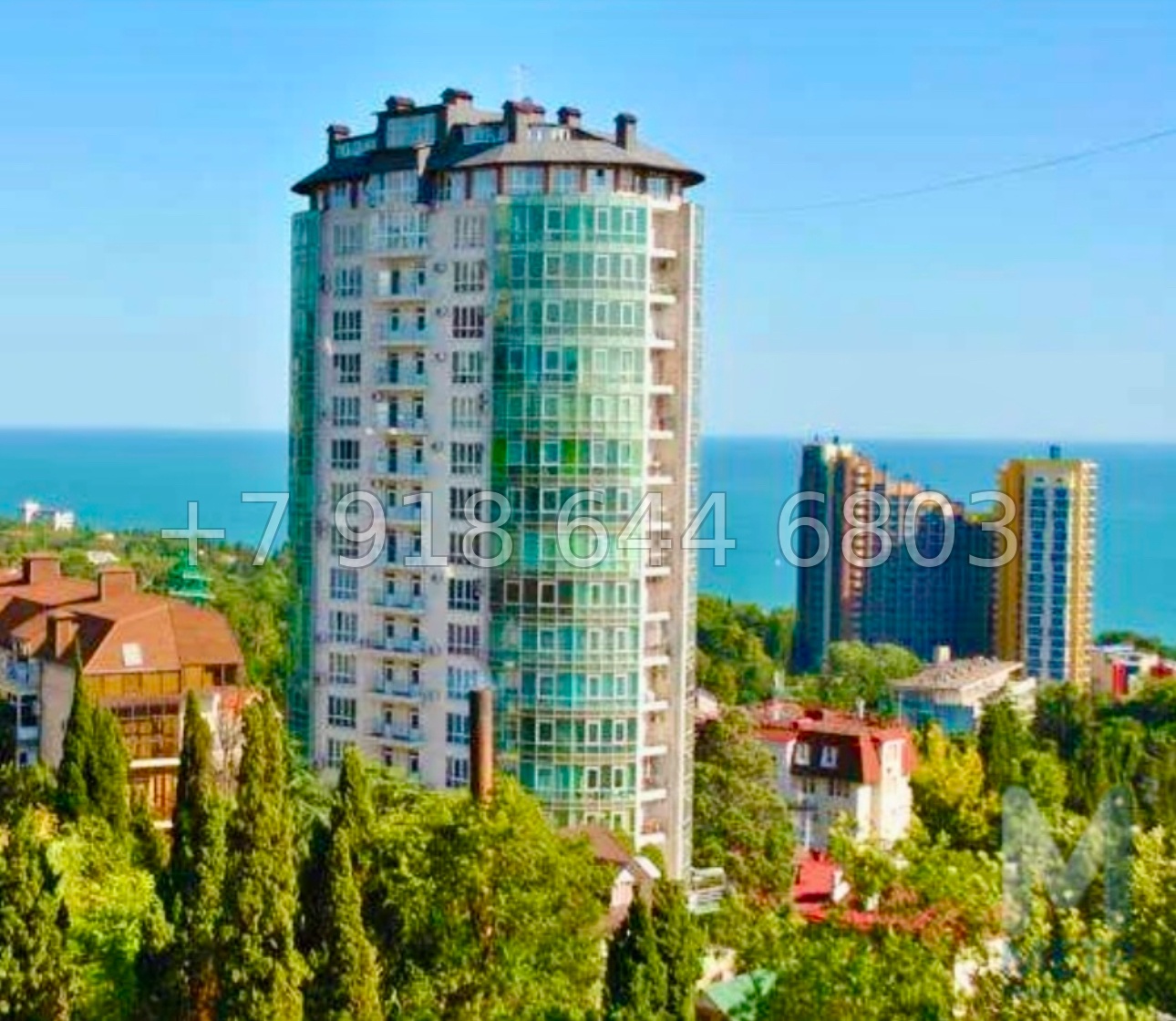 № 659 р. Трёхкомнатная Квартира в центре Сочи  - миниатюра 13