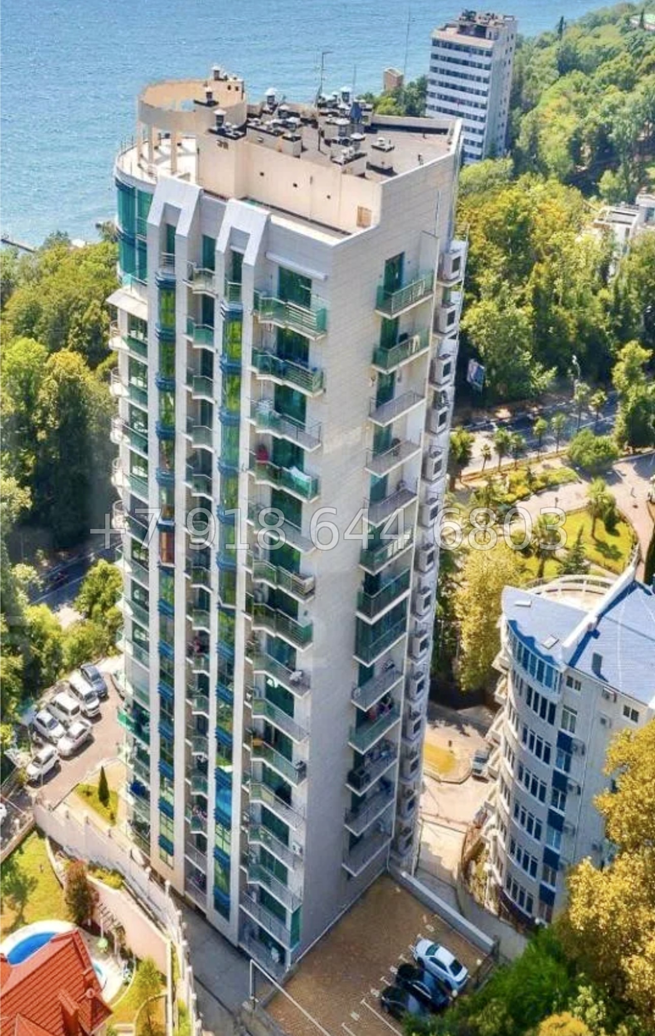 № 25е. Квартира с видом на море. Черновая. Центр Сочи - миниатюра 13