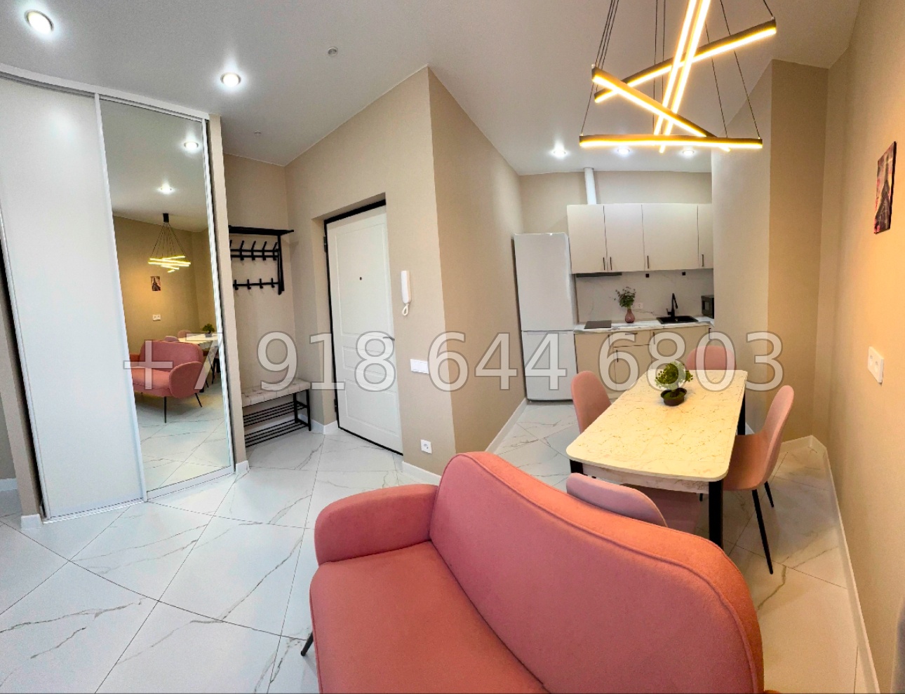 № 28р. Двухкомнатная Квартира в Дагомысе. ЖК Каньон Дагомыс-2 - миниатюра 1