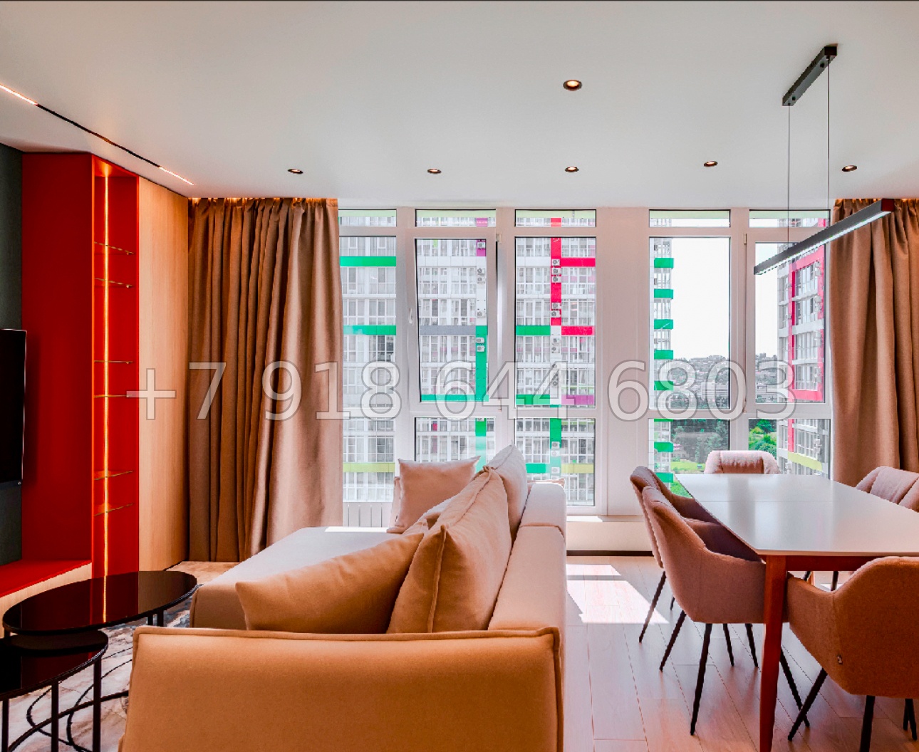 № 18р. Квартира с хорошим дорогим ремонтом в ЖК 123 Сочи  - миниатюра 6