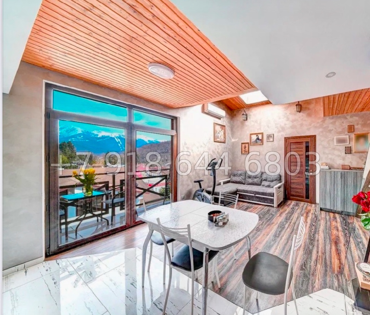 № 34 и. Двухэтажная квартира на Красной Поляне  - миниатюра 1