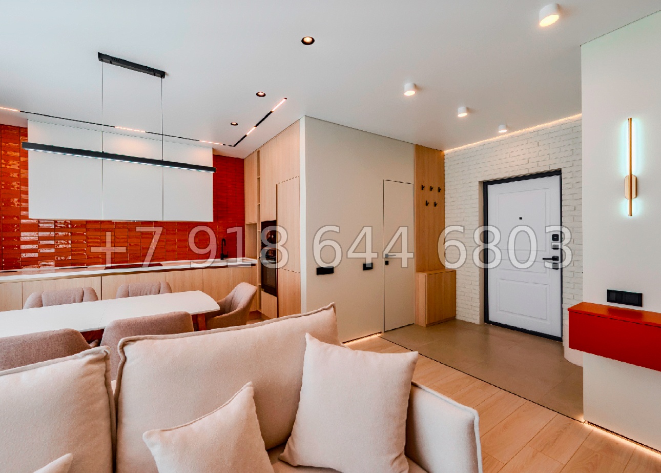 № 18р. Квартира с хорошим дорогим ремонтом в ЖК 123 Сочи  - миниатюра 8