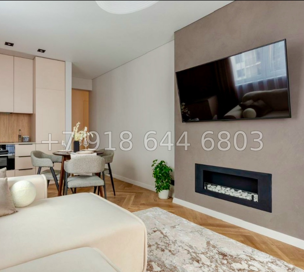 № 54 р. Трёхкомнатная Роскошная квартира в центре Сочи ЖК Альпийский квартал  - миниатюра 9