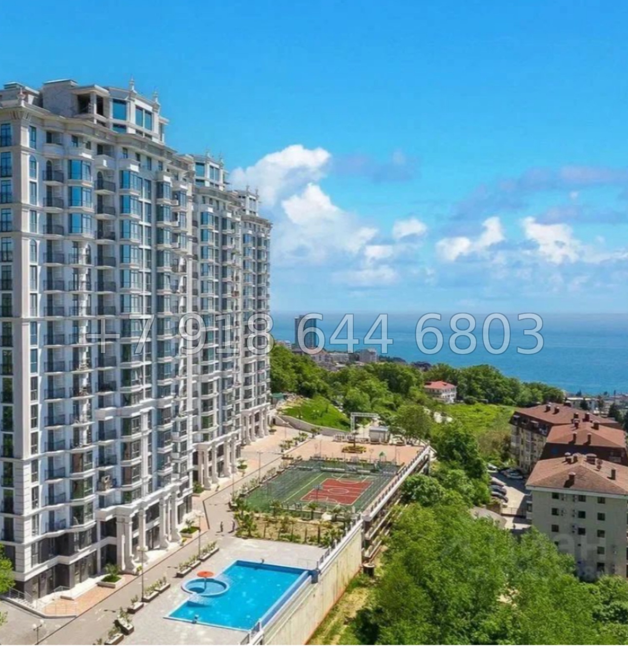 № 420 р. ЖК Меркато Сочи квартира с видом на море  - миниатюра 29