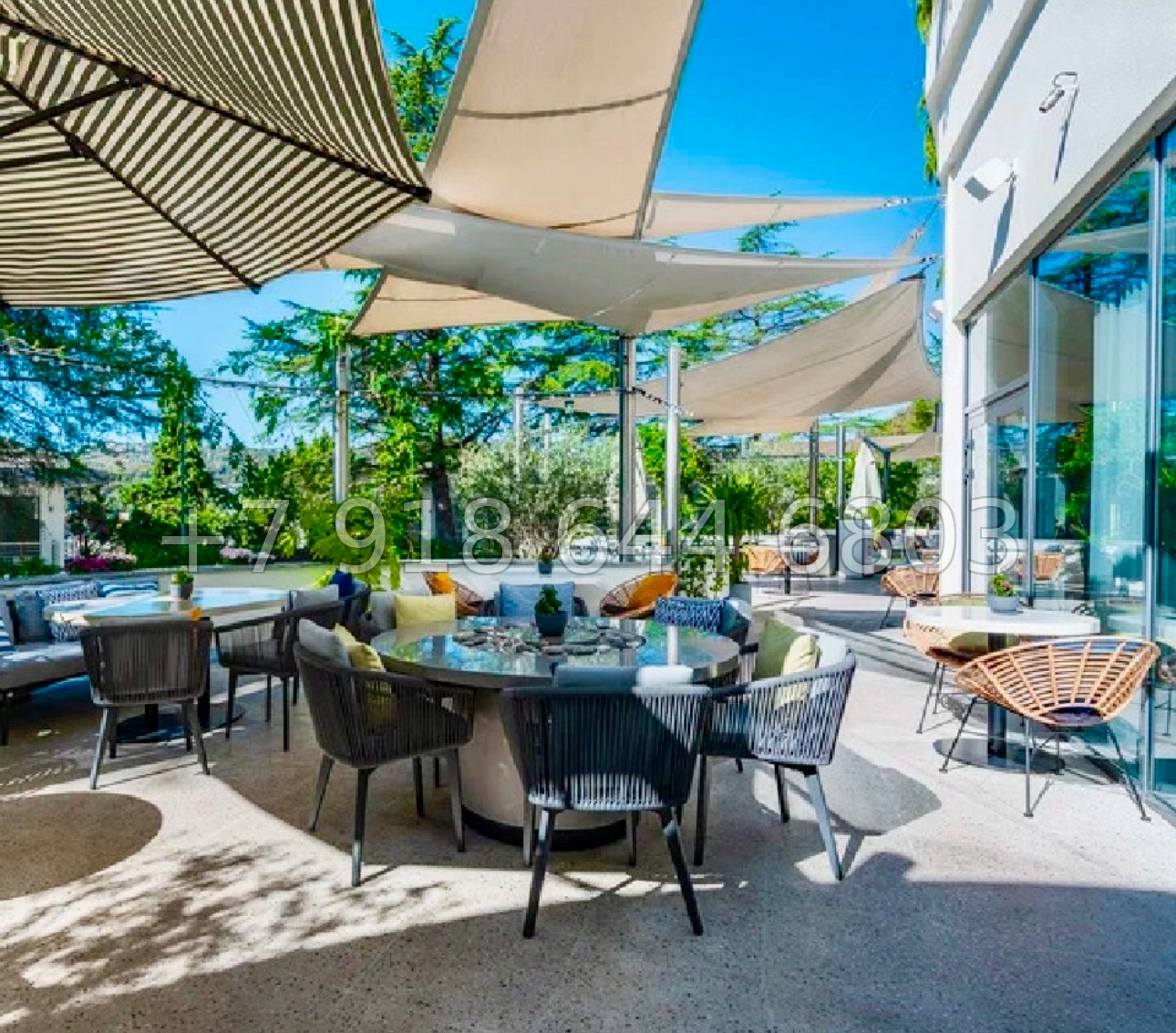 № 60 ш. Апартаменты со своим бассейном и пляжем в Сочи  - миниатюра 19