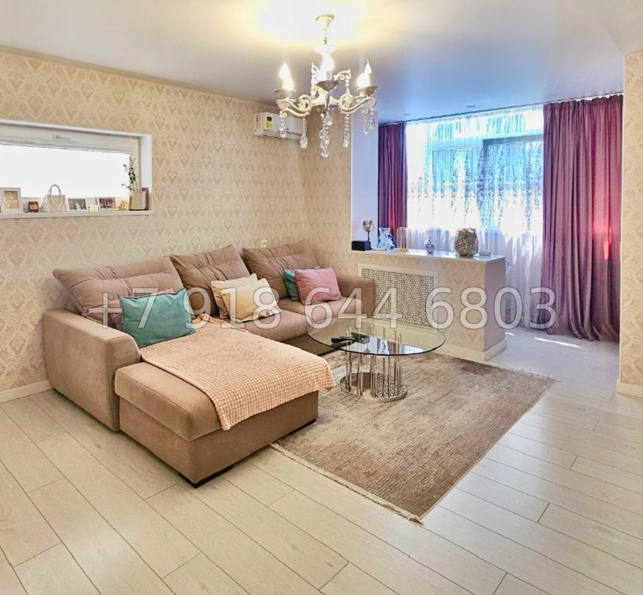 № 388 р. Трёхкомнатная квартира в городе Сочи  - миниатюра 4