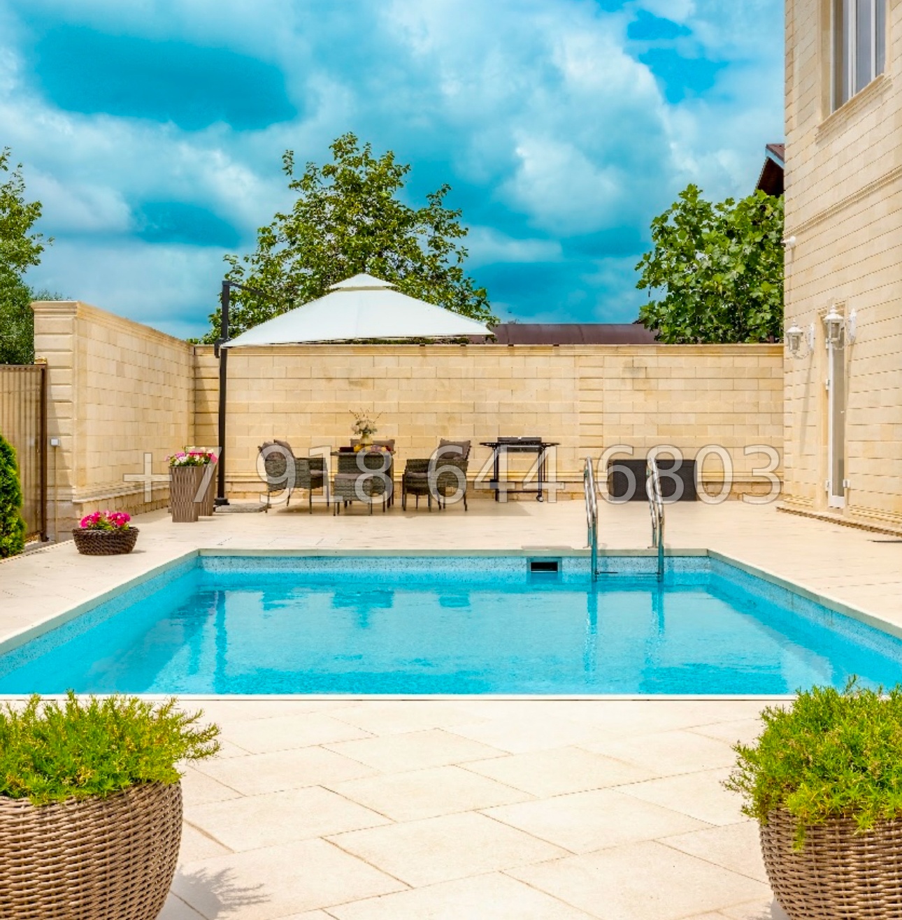 № 54 в. Дом с бассейном в Адлере. До моря рукой подать  - миниатюра 2