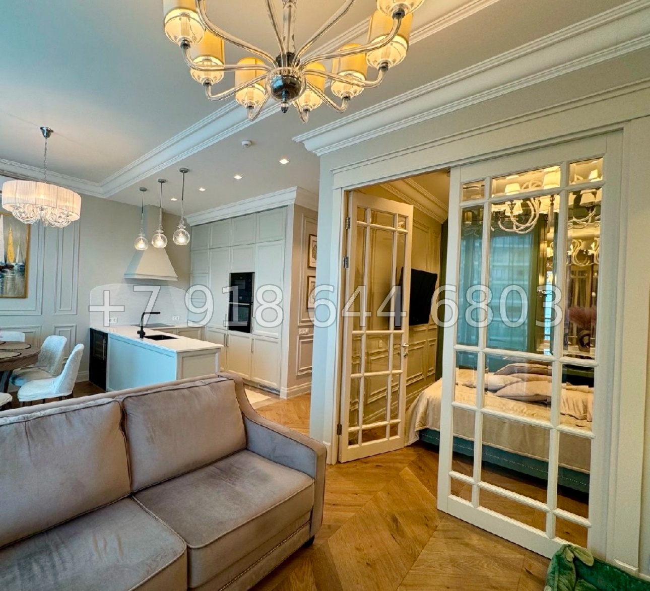 № 1е. Квартира в престижном доме ЖК Королевский Парк Сочи  - миниатюра 2