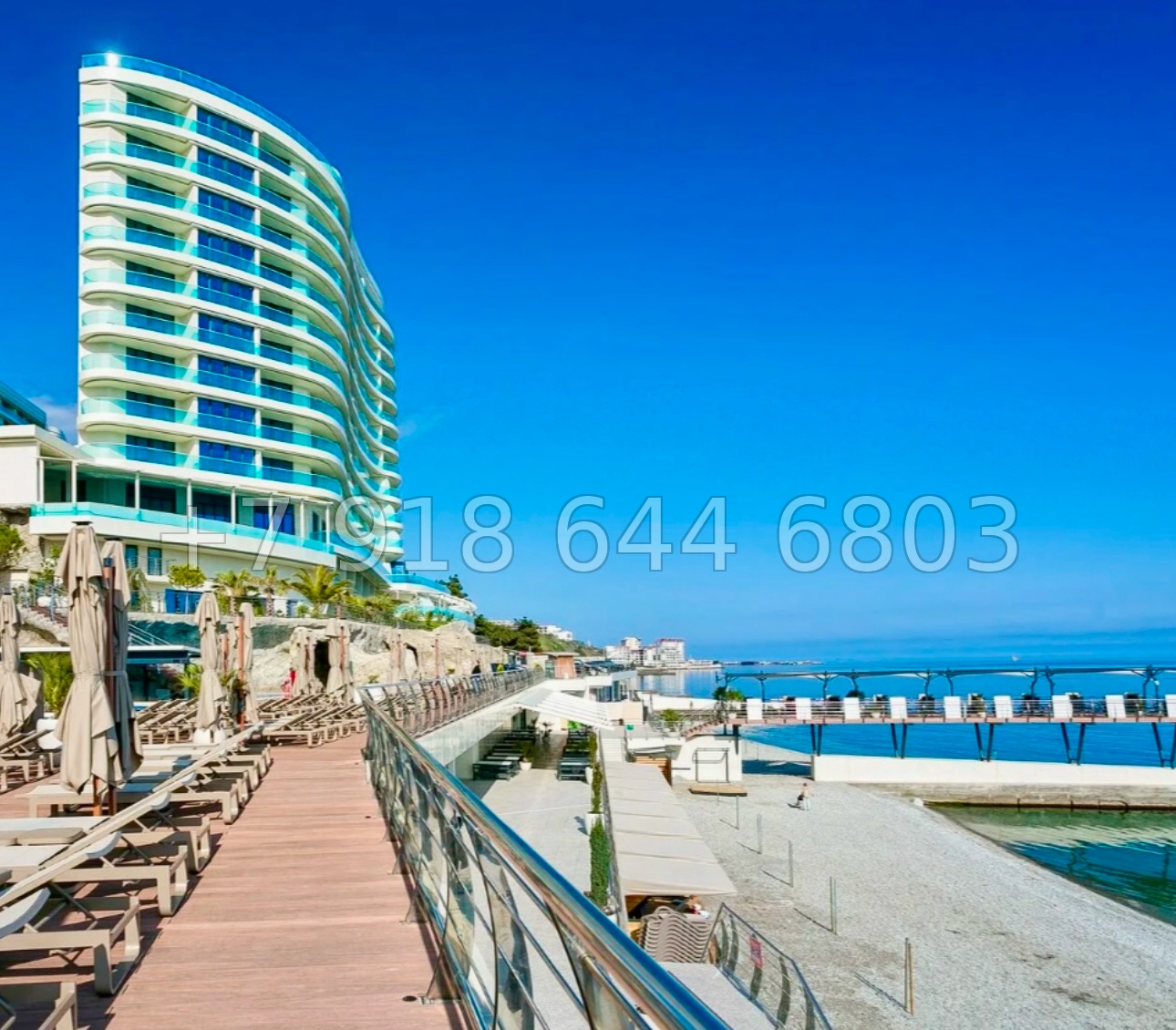 № 54 г. Центр Ялты. АК Sky Plaza 3. Апартаменты на море - миниатюра 24