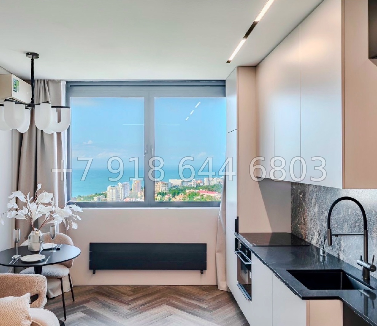 № 456 р. С видом на море квартира в ЖК Кислород Сочи  - миниатюра 2