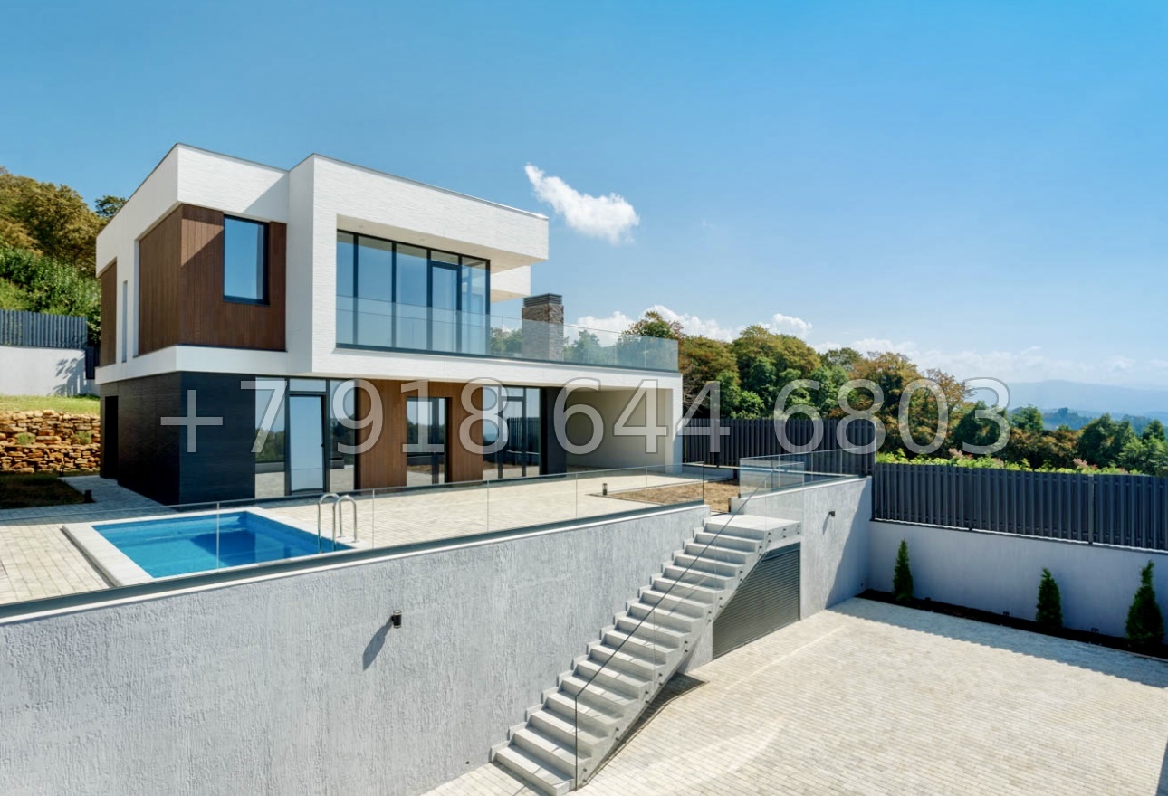 № 36 Б. Дома с бассейном в Адлере  - миниатюра 3