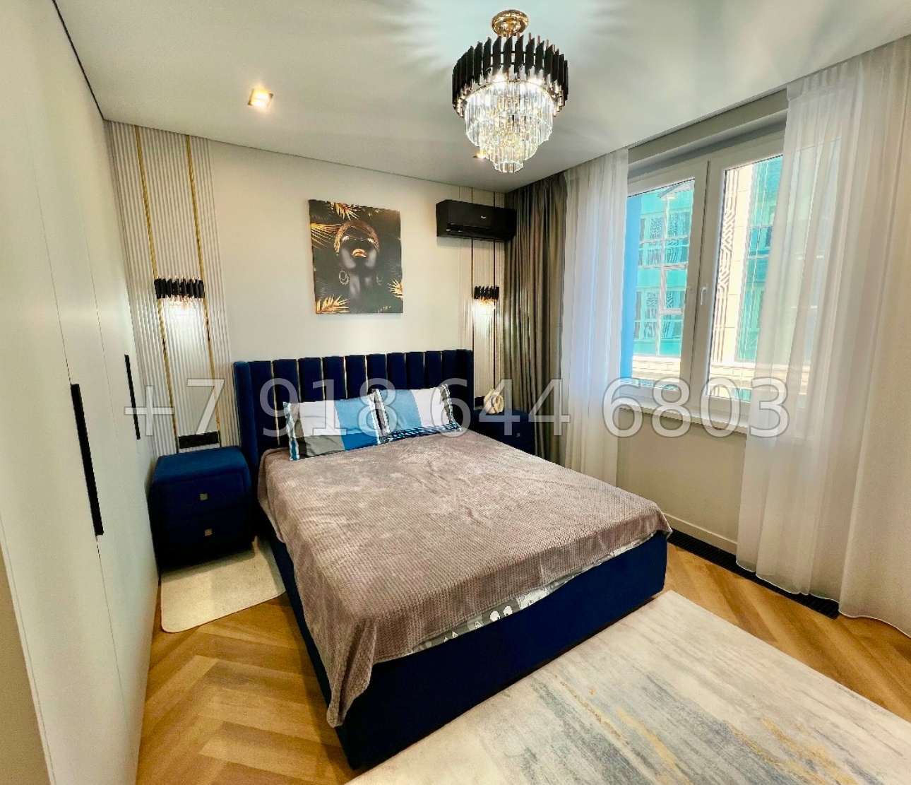 № 375 р. Трёхкомнатная квартира с прямым видом на Чёрное море в городе Сочи  - миниатюра 24