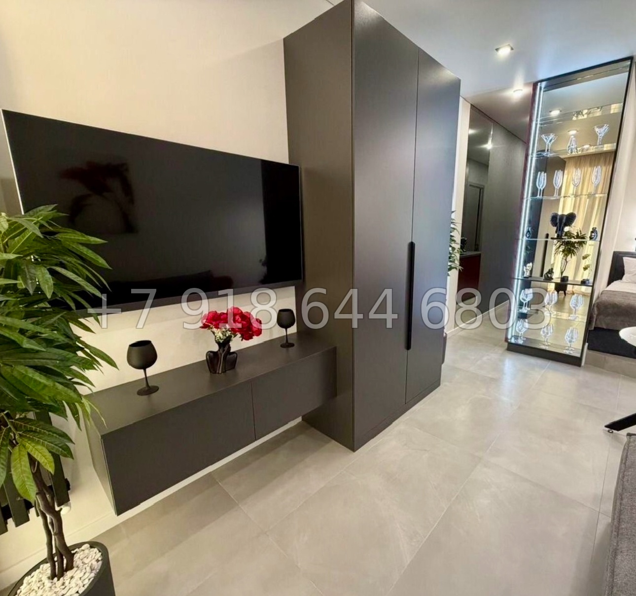 80р. Квартира с видом на закат. ЖК Аллея Парк Сочи Дагомыс  - миниатюра 19