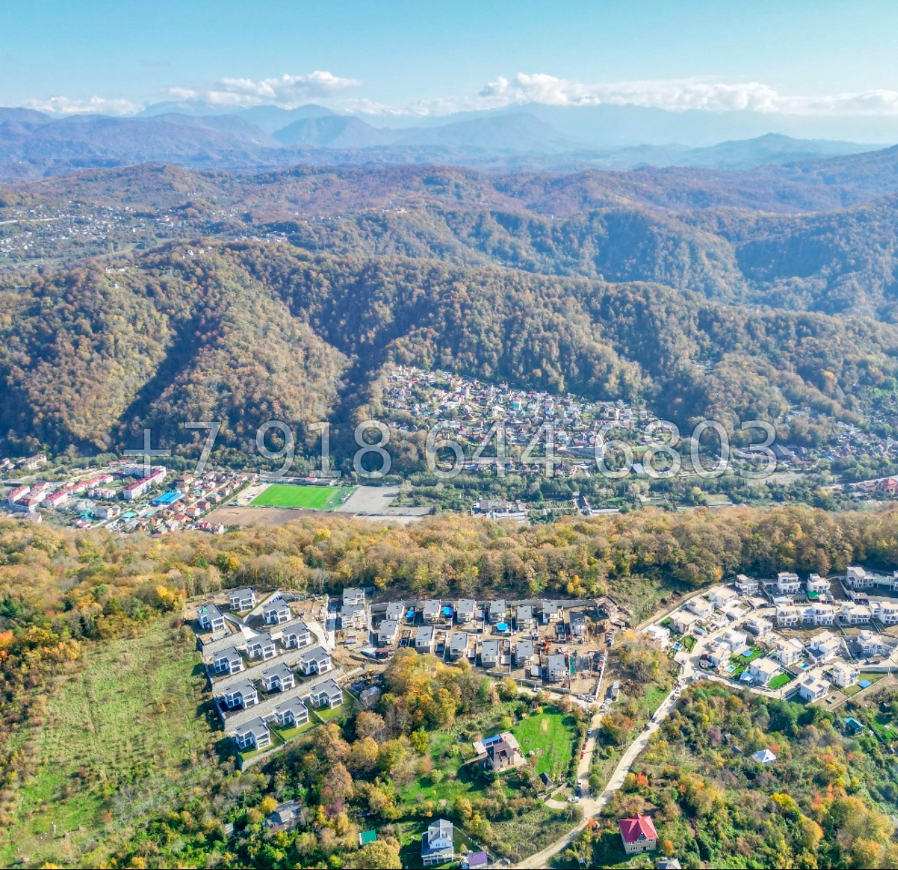 № 108 Б. Два последних дома в новом коттеджном посёлке в городе Сочи  - миниатюра 1
