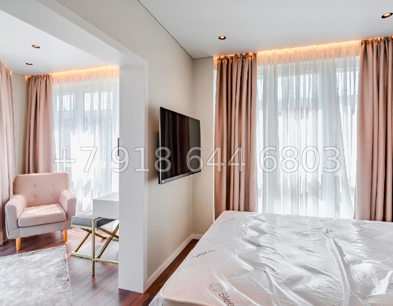 № 16р. Квартира в ЖК 123 города Сочи. Дорогой ремонт  - миниатюра 5