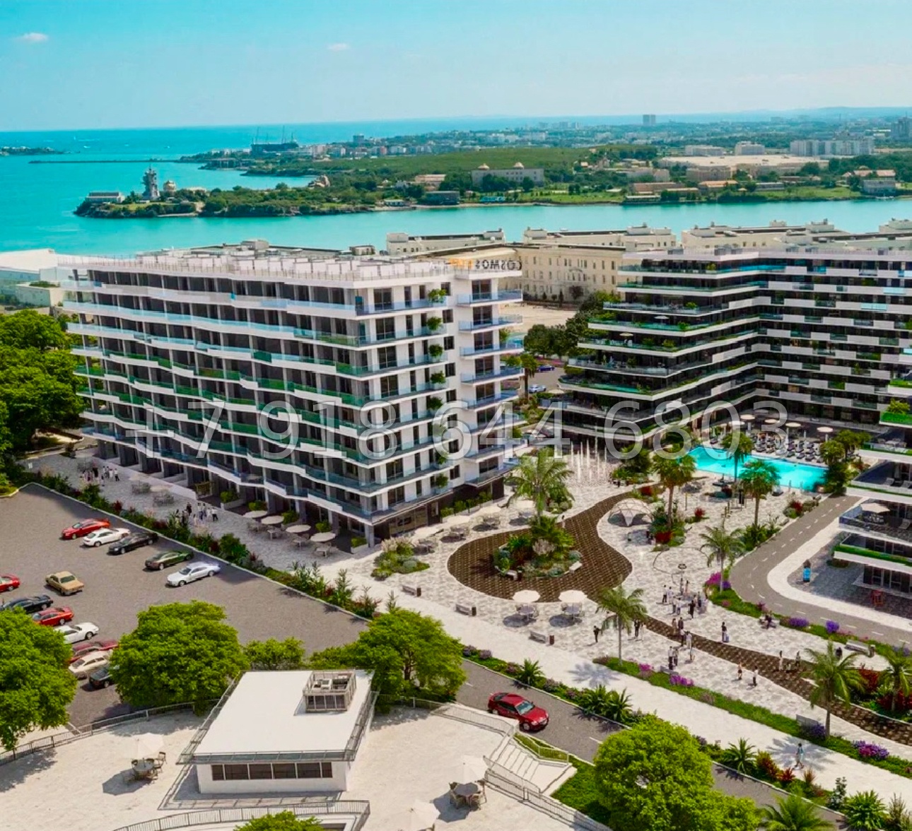 № 18 ю. Севастополь. Апартаменты на берегу моря. AK Cosmos Stay Sevastopol Atlant Apartments Космос Стей Севастополь  - миниатюра 4