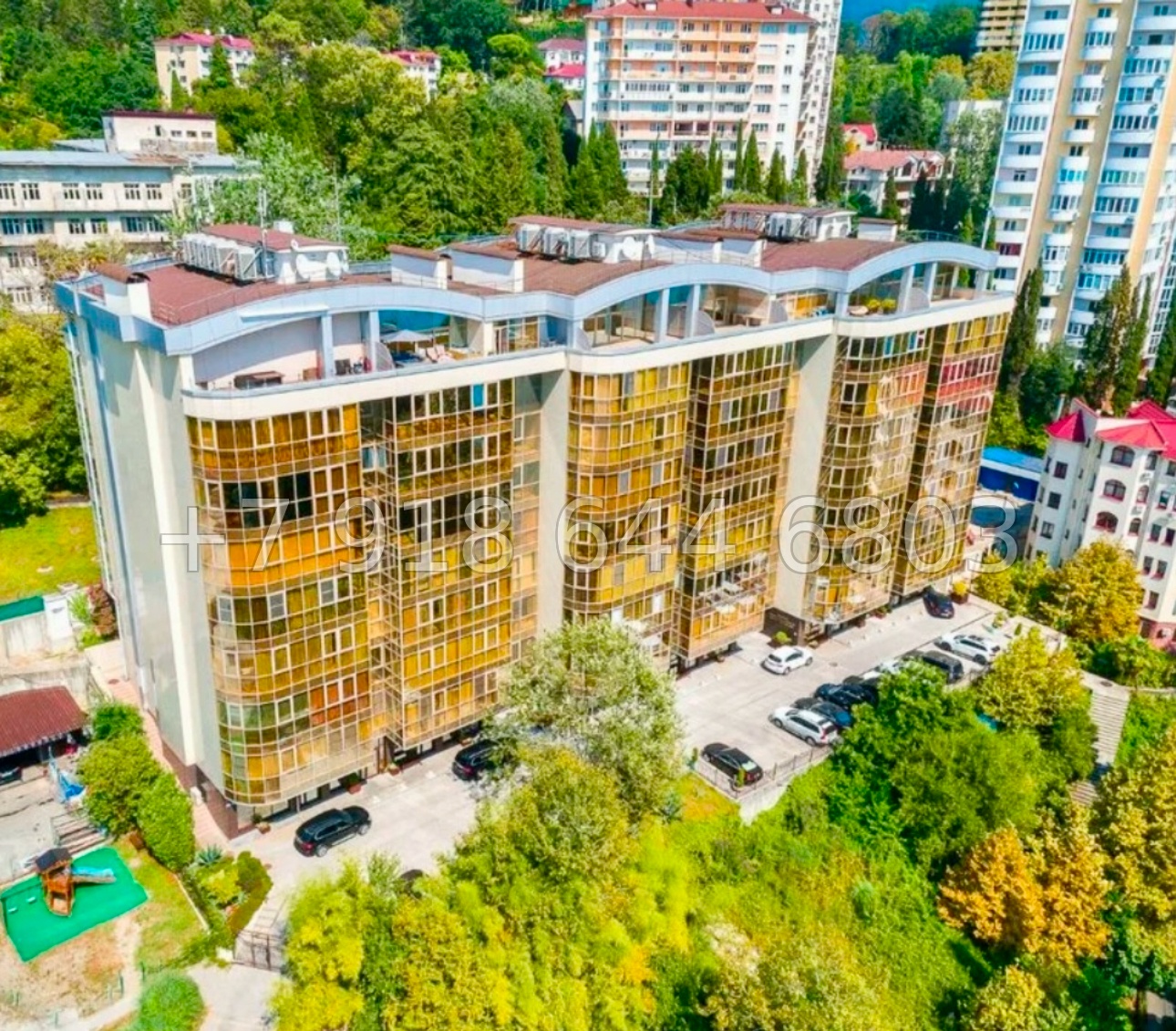 № 36е. Большая квартира в Сочи. ЖК Лазурный Сочи  - миниатюра 25