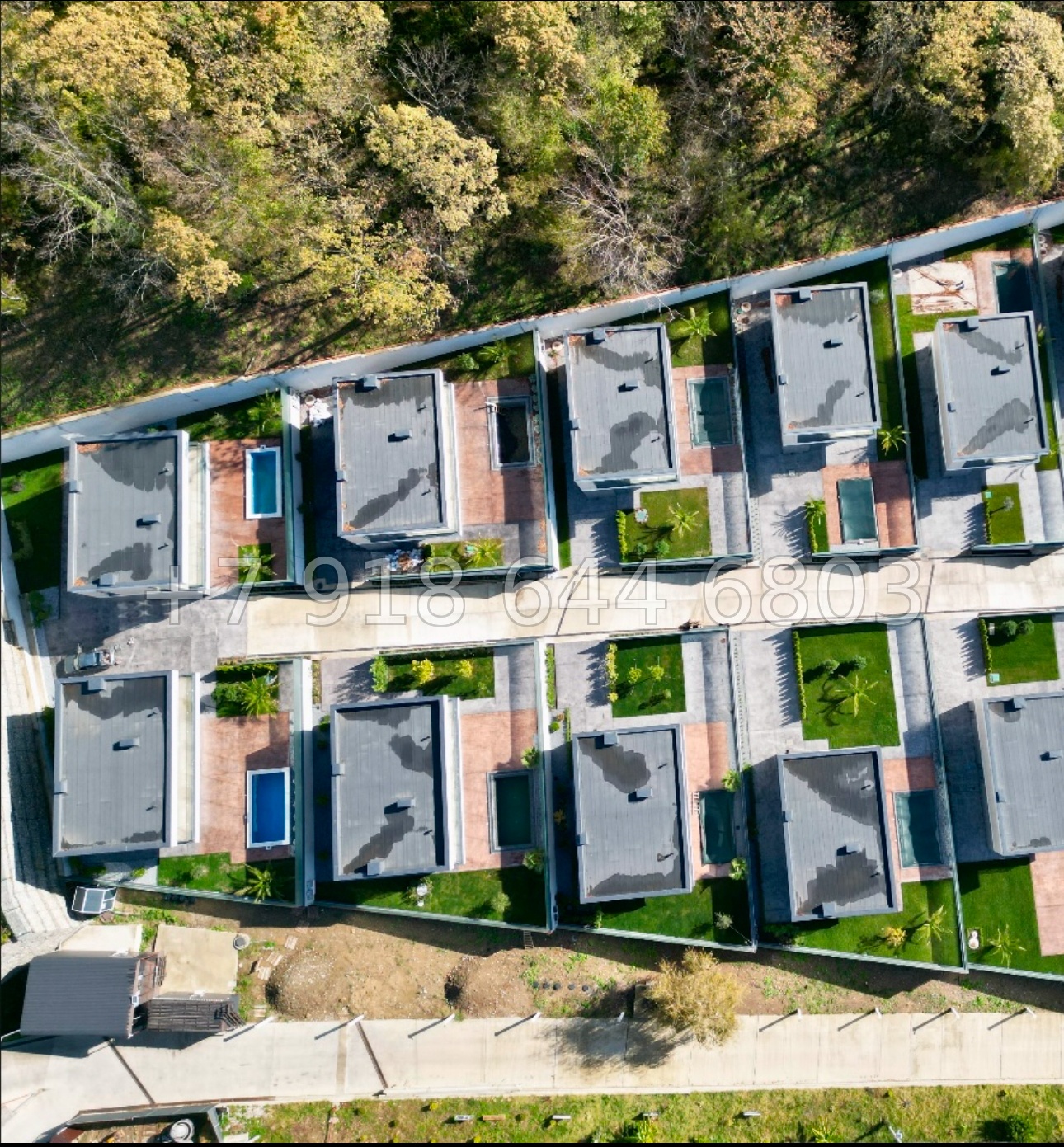 № 108 Б. Два последних дома в новом коттеджном посёлке в городе Сочи  - миниатюра 13