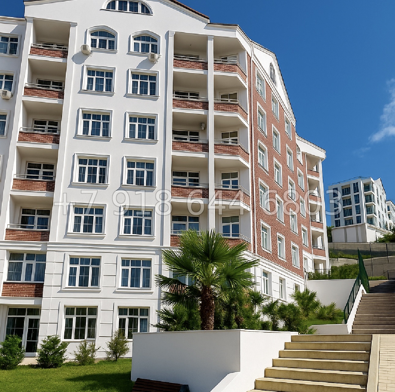 № 2п. Квартира в 5 минутах ходьбы от моря в Адлере  - миниатюра 1