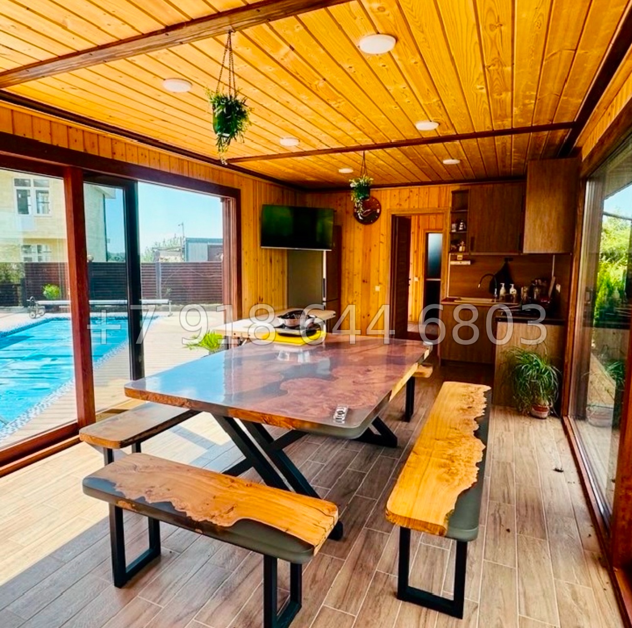 № 161 Б. Дом с ремонтом и бассейном в Адлере  - миниатюра 8