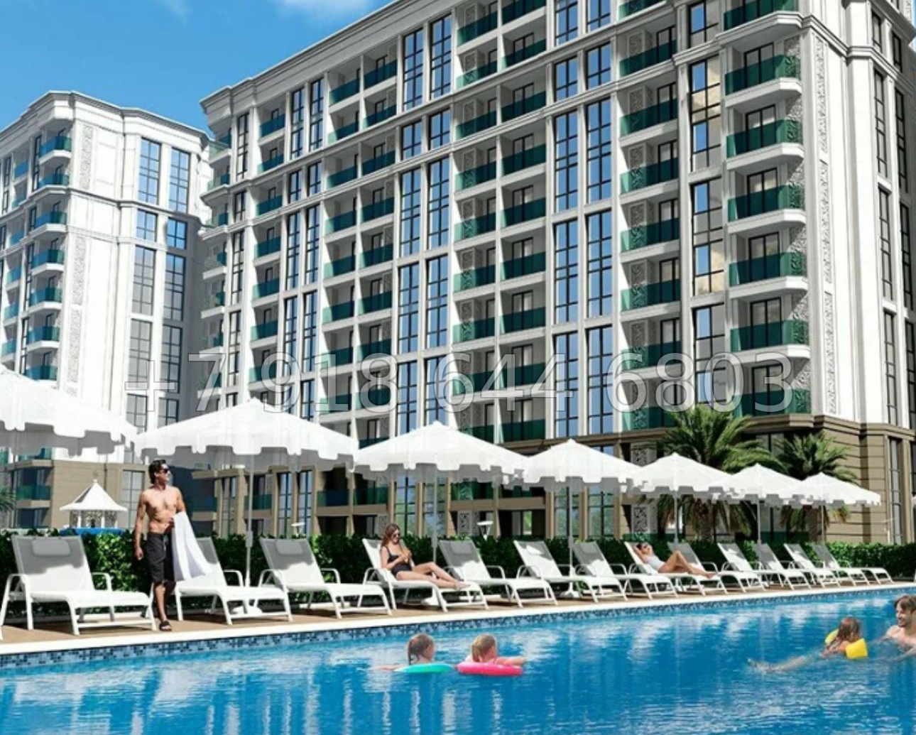 № 453 р. Квартира на море в Сочи ЖК Море - миниатюра 26