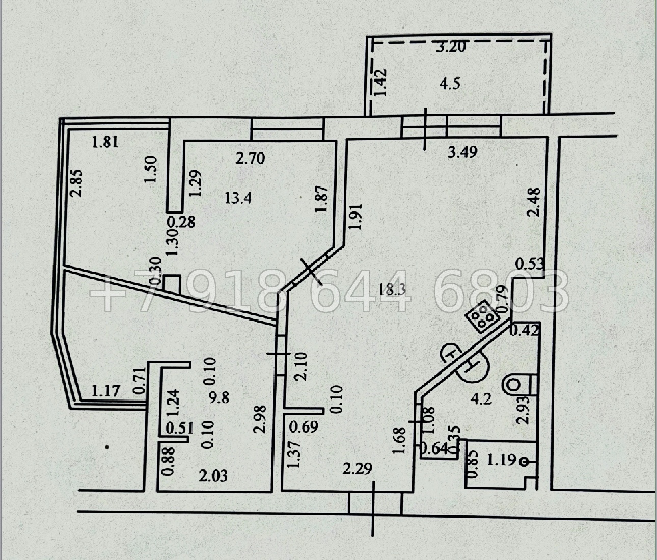 № 176 р. Квартира в доме Бизнес класса. ЖК Бочаров Маяк Сочи - миниатюра 5