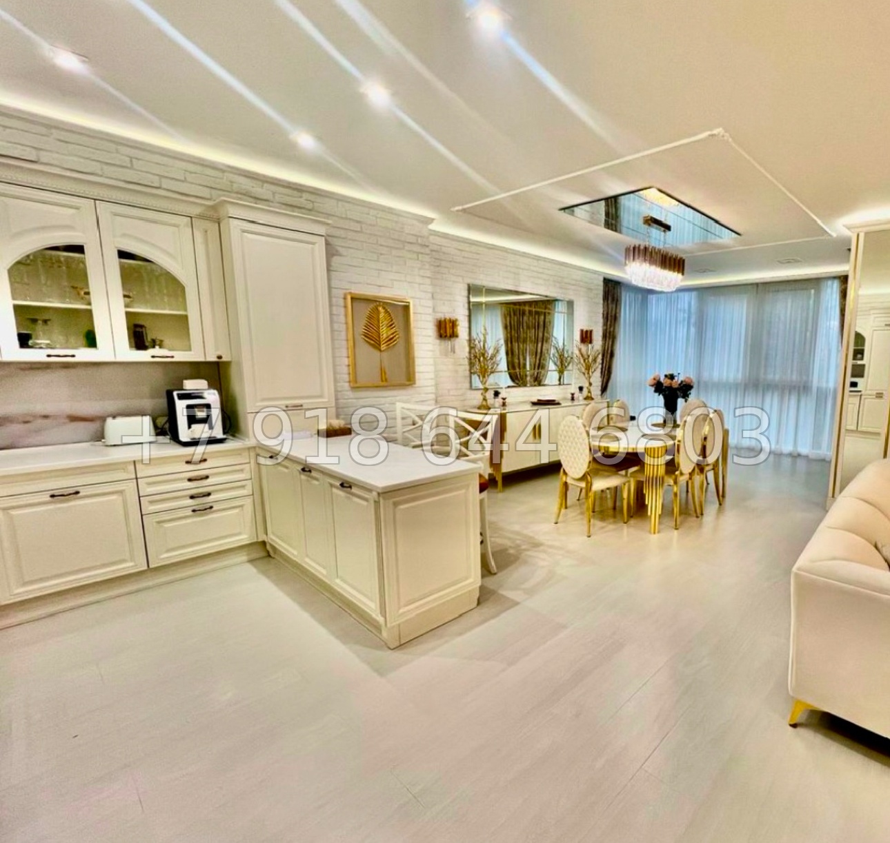 № 36е. Большая квартира в Сочи. ЖК Лазурный Сочи  - миниатюра 23