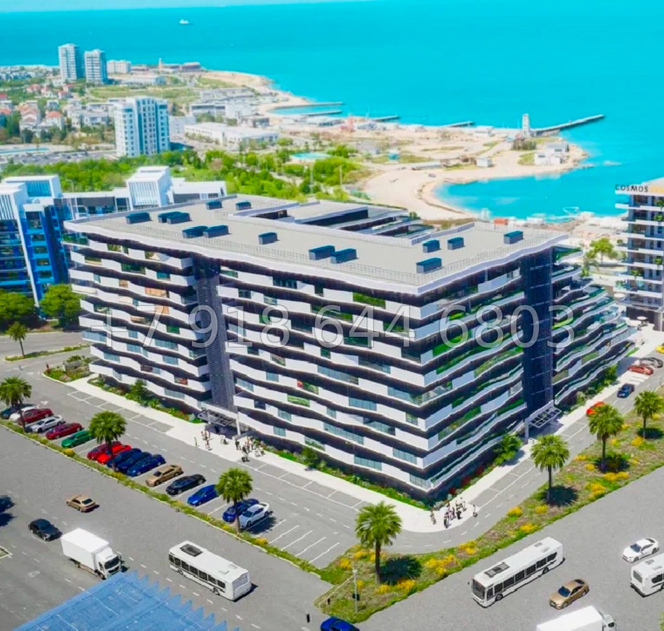 № 18 ю. Севастополь. Апартаменты на берегу моря. AK Cosmos Stay Sevastopol Atlant Apartments Космос Стей Севастополь  - миниатюра 25