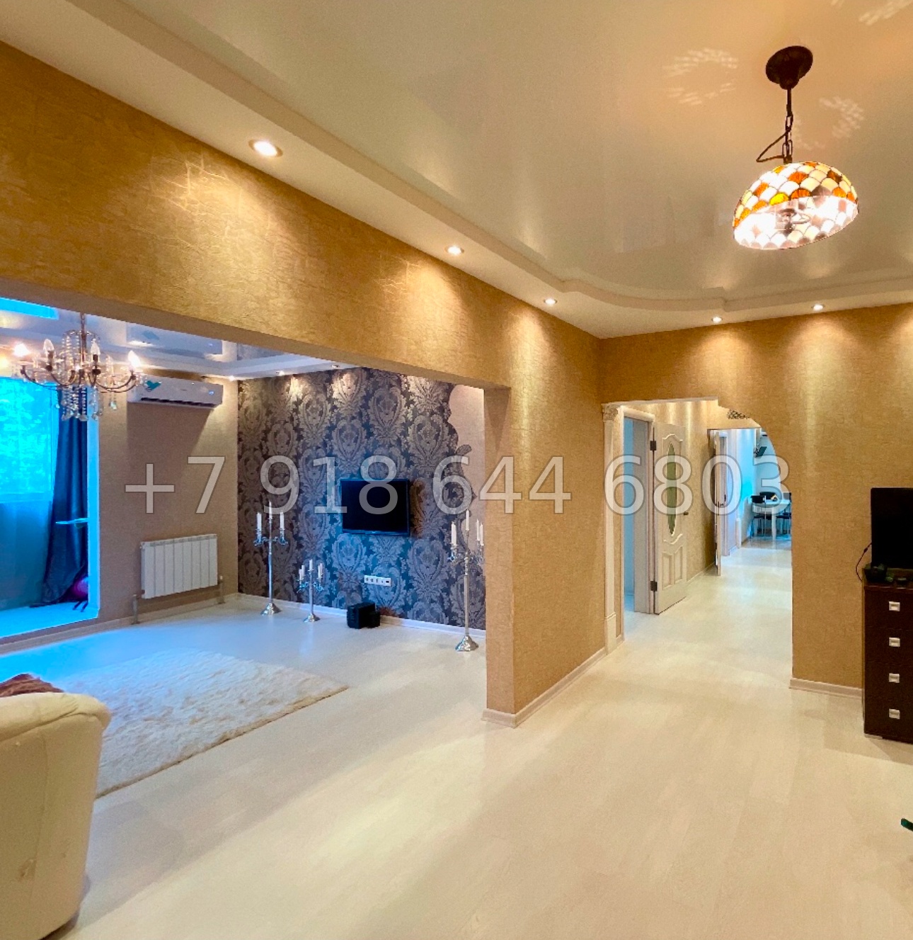 № 240 р. Трёхкомнатная Квартира в Сочи ЖК Бригантина  - миниатюра 9