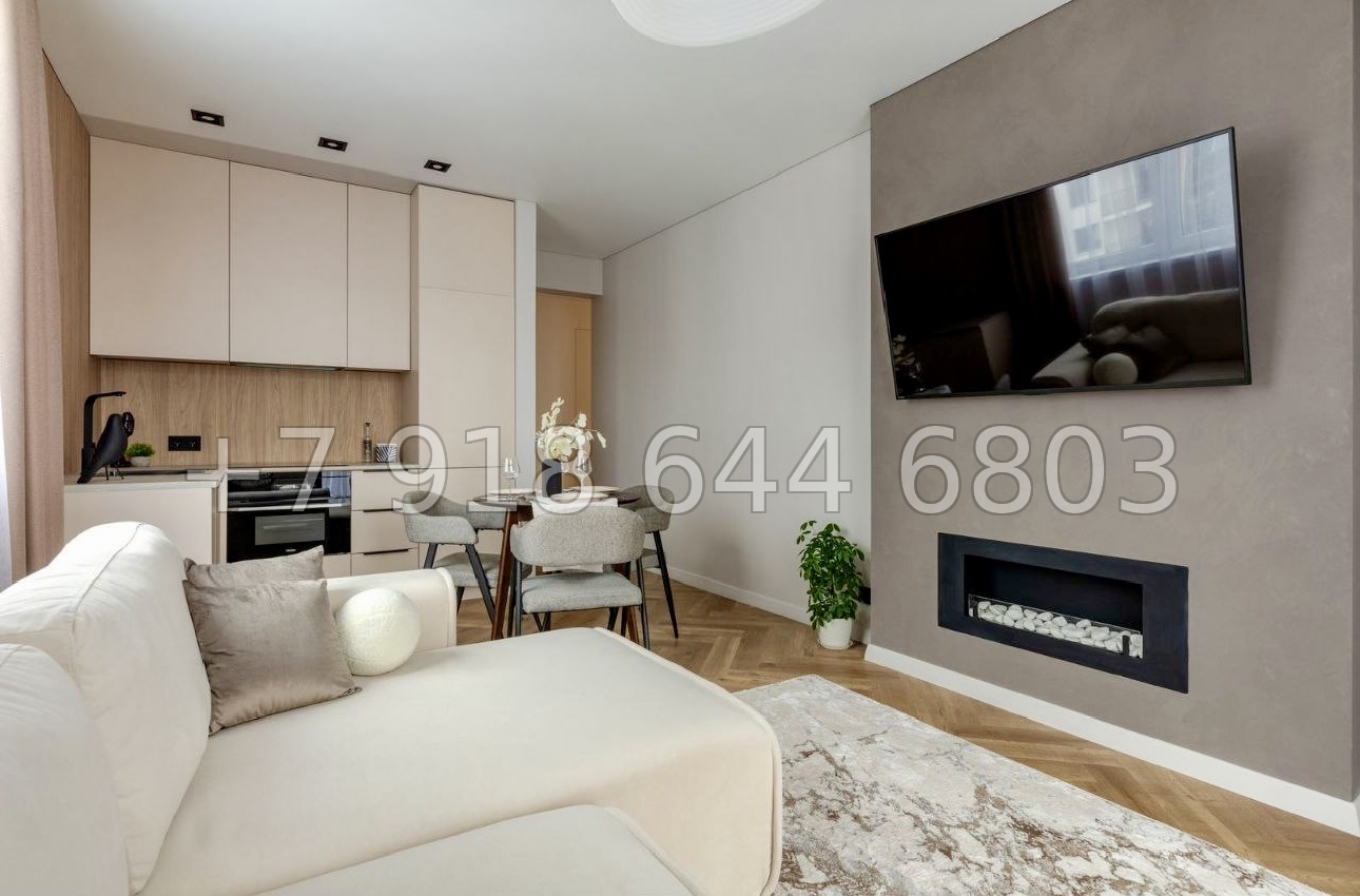 № 54 р. Трёхкомнатная Роскошная квартира в центре Сочи ЖК Альпийский квартал  - миниатюра 27