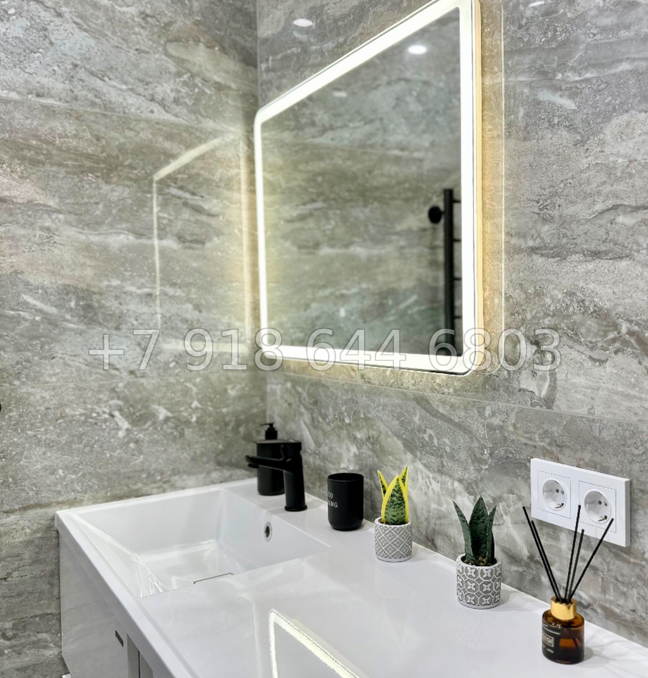 № 44п. Квартира в Сочи с прекрасным ремонтом в ЖК Сочи Парк  - миниатюра 7