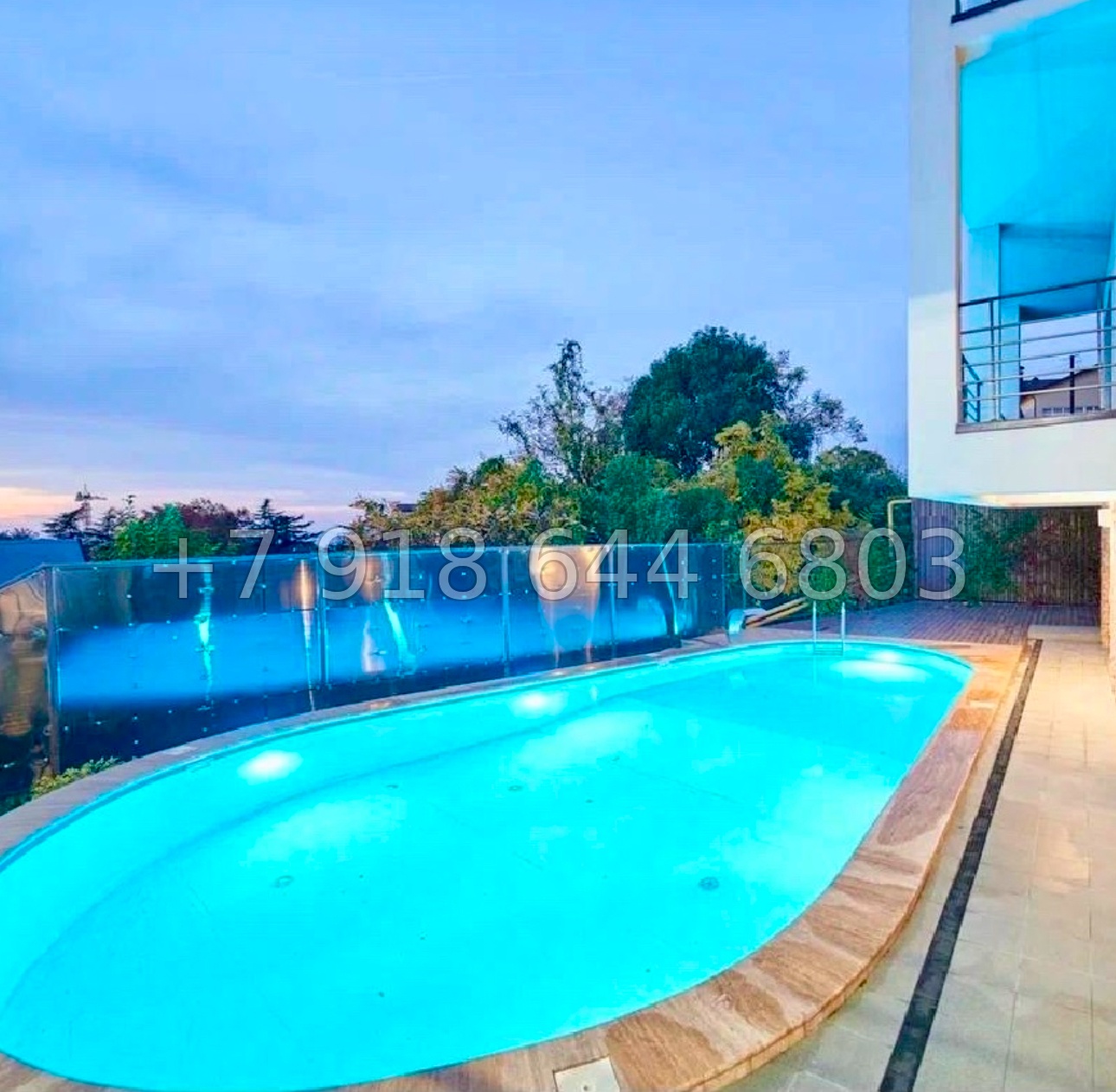 № 75в. Вилла в средиземноморском стиле в Адлере с бассейном  - миниатюра 3