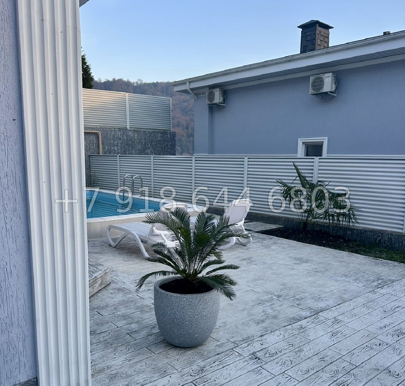 № 233 в. Дом с бассейном в Адлере  - миниатюра 5