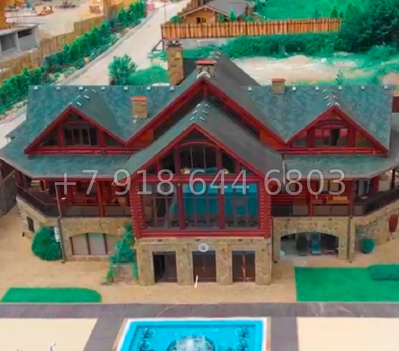 № 38 п. Дом с вертолетной площадкой на Красной Поляне  - миниатюра 30