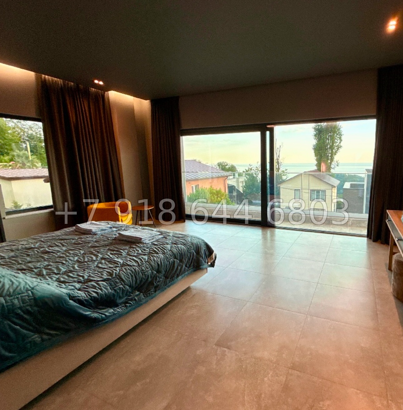 № 61 в. Коттедж с бассейном и новым ремонтом в Сочи Хоста - миниатюра 17