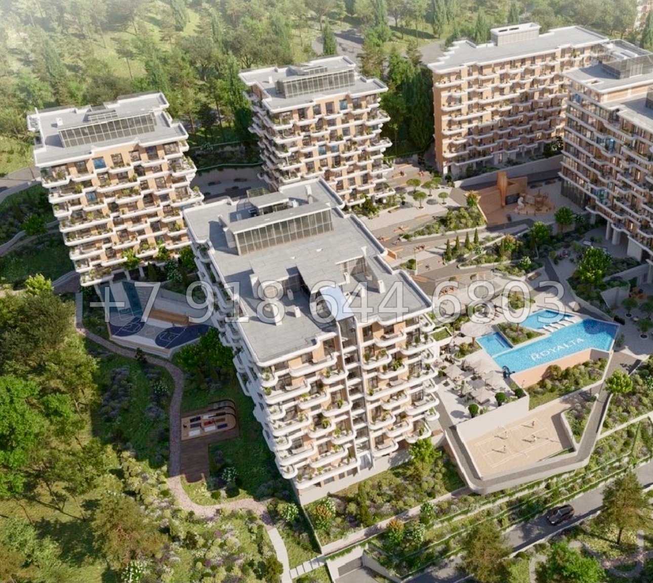 № 36 ю. ЖК Южная Резиденция Роялта Ялта - миниатюра 26