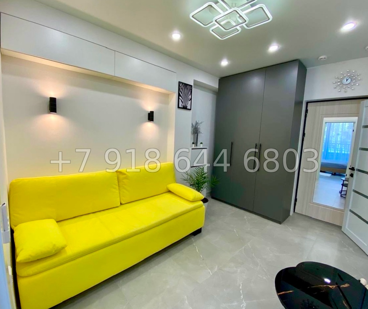 № 29 ш. Трёхкомнатные апартаменты в АК Моравия Сочи  - миниатюра 10