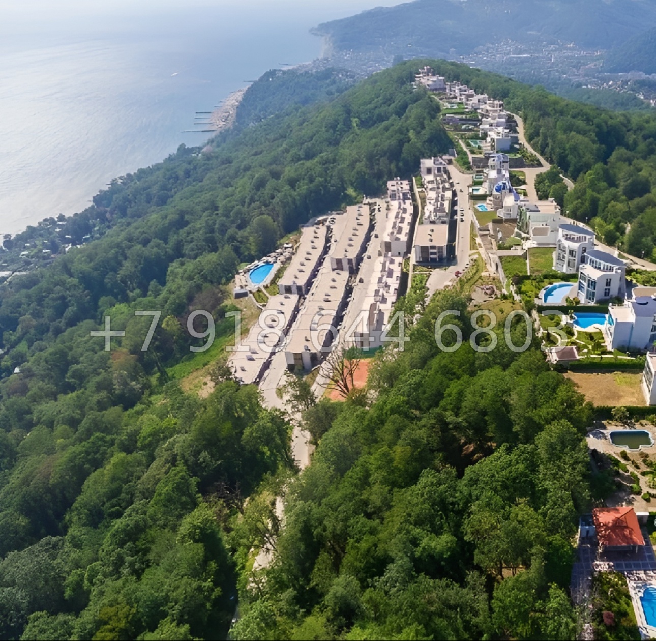 № 482 р. ЖК Лазурный берег Сочи. Квартира с бассейном  - миниатюра 16