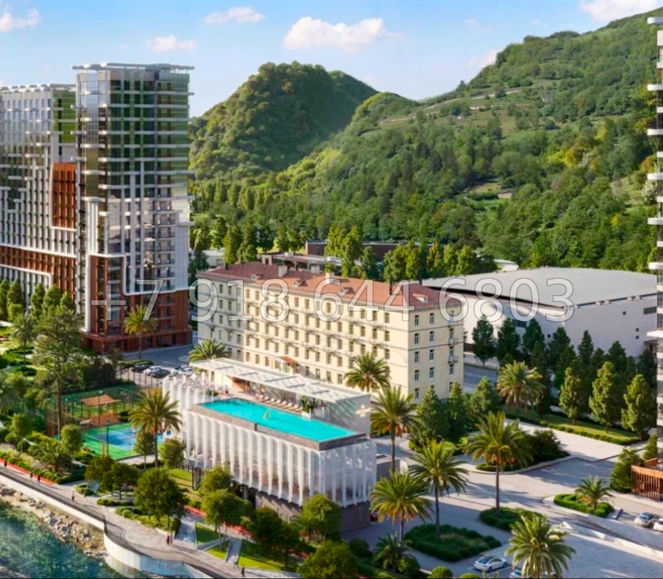 № 1 у. Квартиры в ЖК Светский Лес Сочи - миниатюра 23