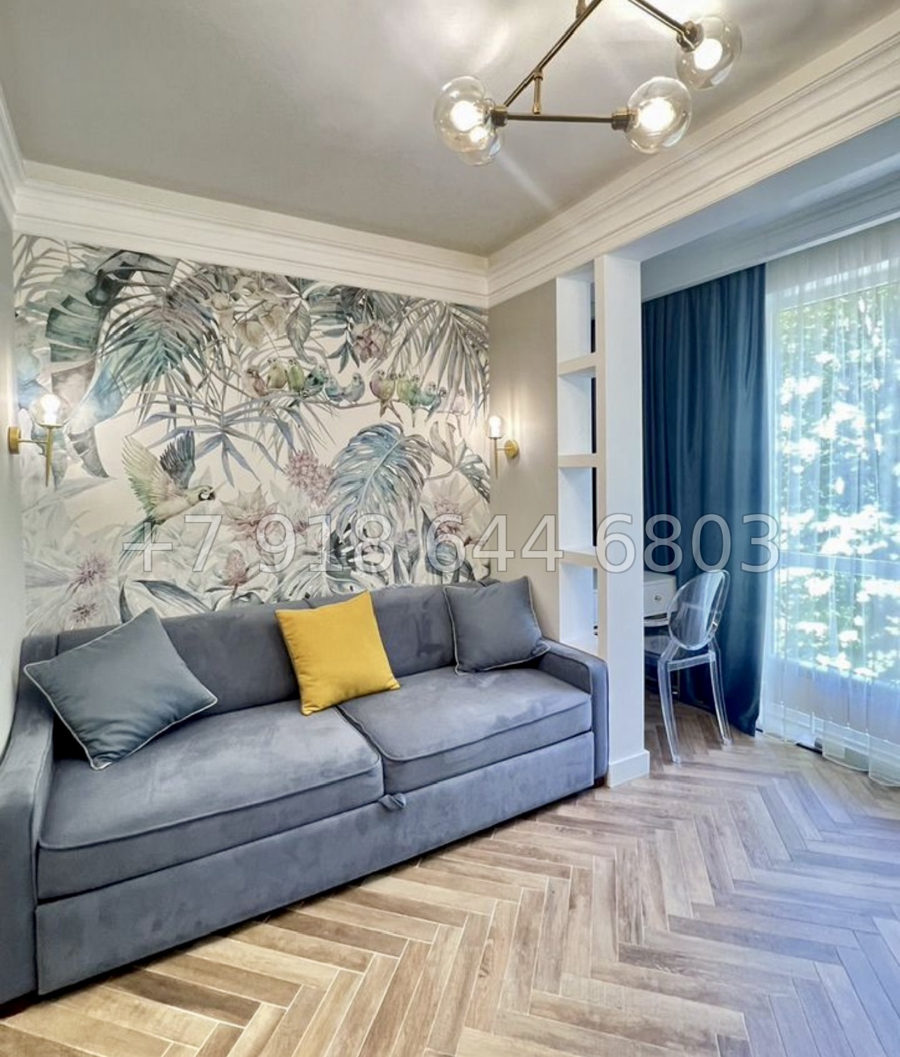 № 39р. Красивый ремонт квартиры на Мацесте в ЖК Мацеста Парк Сочи  - миниатюра 6