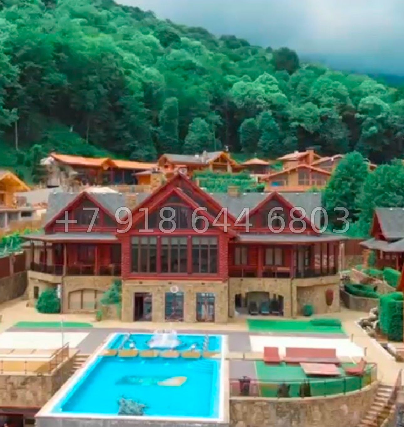 № 38 п. Дом с вертолетной площадкой на Красной Поляне  - миниатюра 33