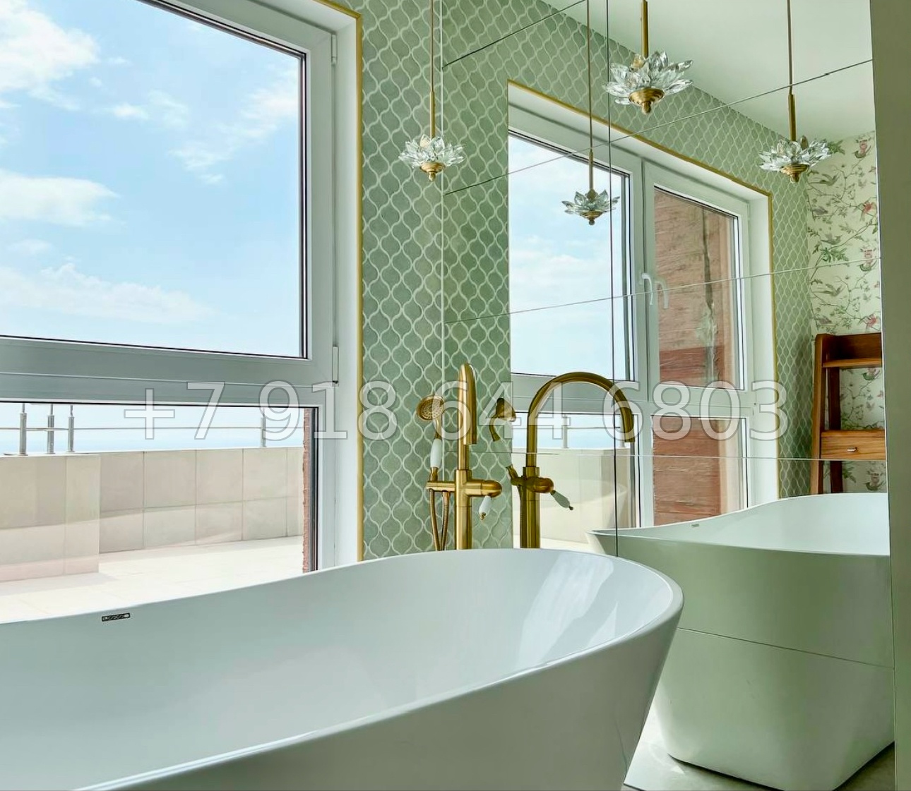 № 115 в. Дом с очень хорошим ремонтом в Адлере  - миниатюра 7